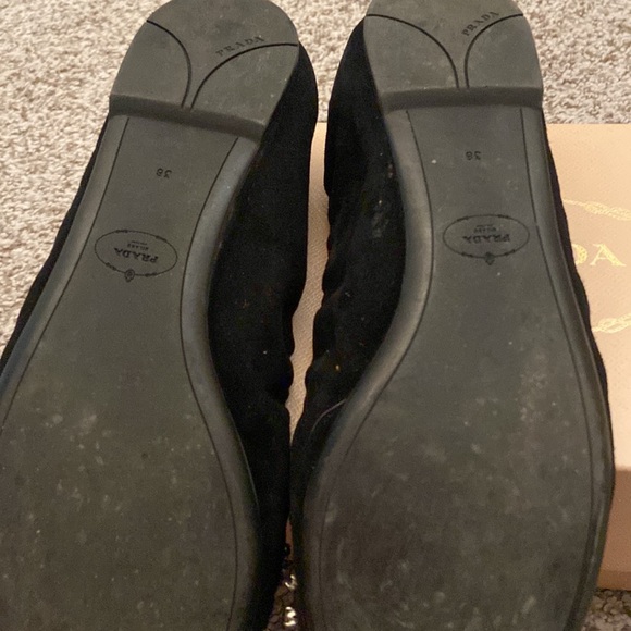 Prada ballerina rhinestone flats size 38/8 - Picture 6 of 9